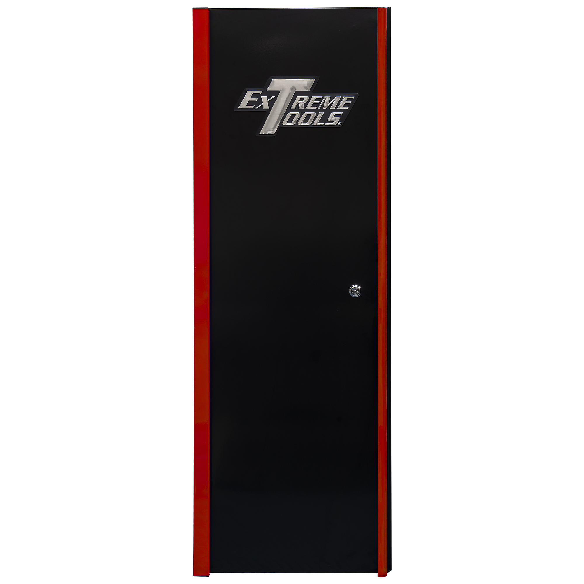 Extreme Tools DX Series Side Locker - 19in. W x 21in. D, 4 Adjustable Shelves, 56.34in. Height, Black, Model# DX192100SLBKRD